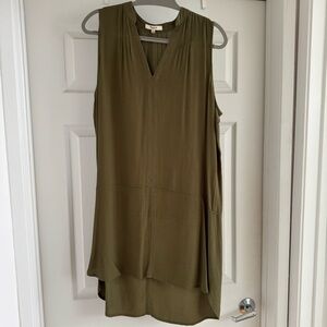 Olive Green Madewell dress - L